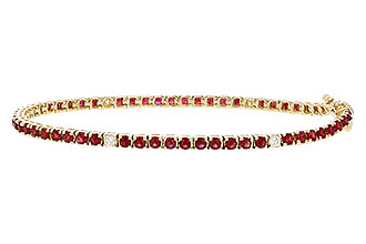 A311-65448: BRACELET 3.04 RUBY 3.29 TGW (7")