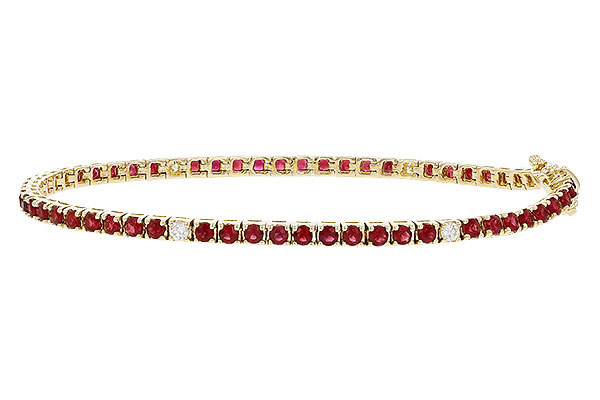 A311-65448: BRACELET 3.04 RUBY 3.29 TGW (7")