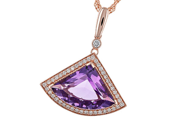 B311-66284: NECKLACE 2.80 AMETHYST 2.97 TGW