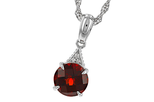C311-70838: NECK 1.46 GARNET 1.47 TGW (7MM RD)