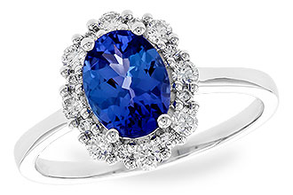 D310-78166: LDS RG 1.02 TANZANITE 1.30 TGW (8x6 OVAL)