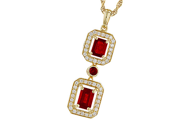 D311-68175: NECK 1.22 TW RUBY 1.43 TGW
