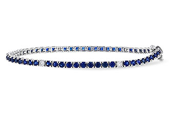 E311-65429: BRACELET 3.27 TW SAPP 3.52 TGW (7")