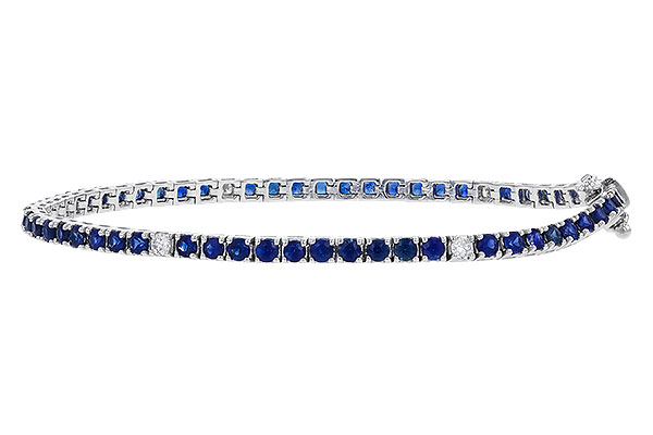 E311-65429: BRACELET 3.27 TW SAPP 3.52 TGW (7")