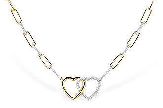 F310-77184: NECKLACE .52 TW