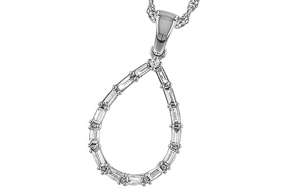 F311-69929: NECKLACE .27 BAG .28 TW