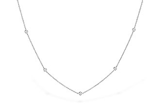 G309-85429: NECK .50 TW 18" 9 STATIONS OF 2 DIA (BOTH SIDES)