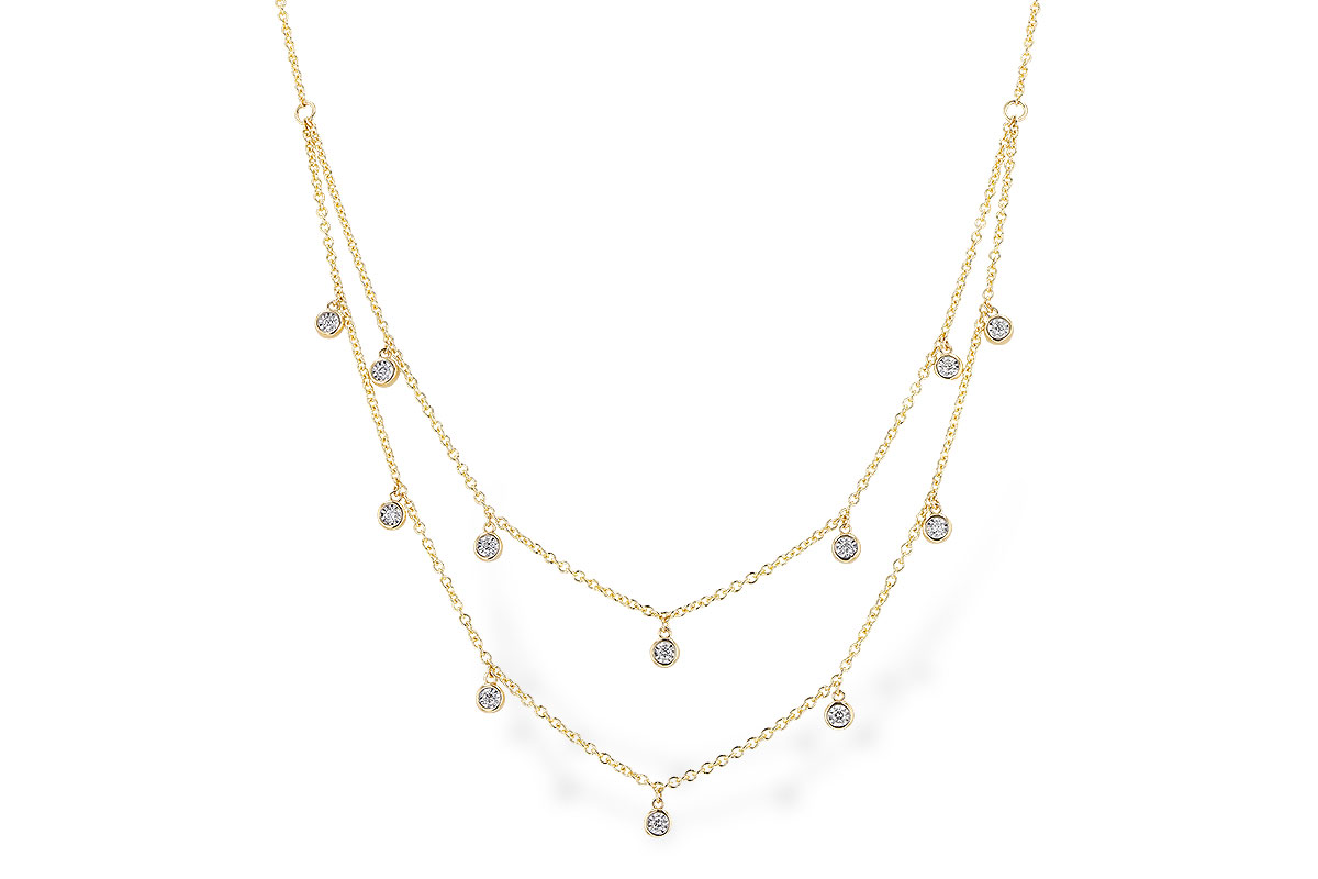 G310-74529: NECKLACE .22 TW (18 INCHES)
