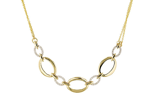 G311-65374: NECKLACE .50 TW (18")