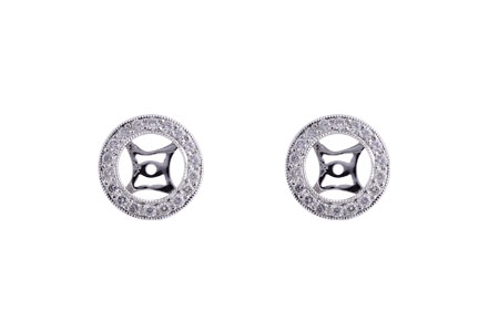 H220-79020: EARRING JACKET .32 TW (FOR 1.50-2.00 CT TW STUDS)