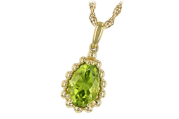 H226-22711: NECKLACE 1.30 CT PERIDOT