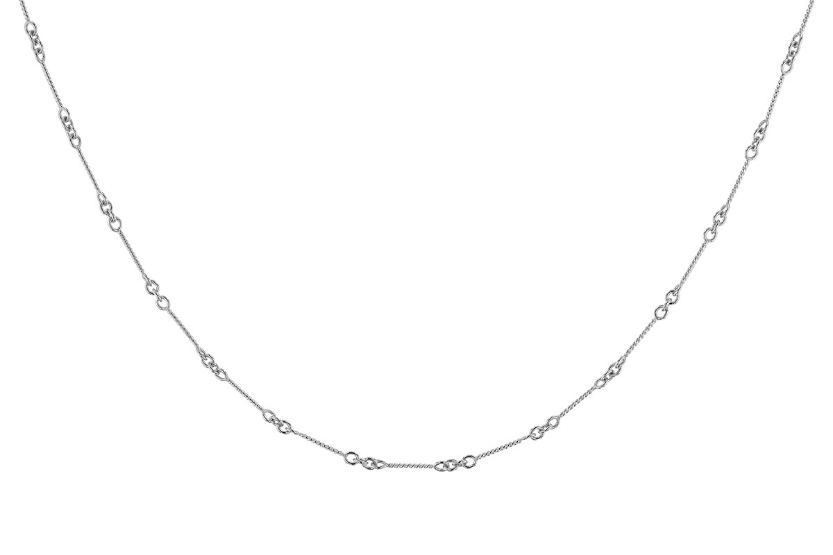 H310-79047: TWIST CHAIN (24IN, 0.8MM, 14KT, LOBSTER CLASP)
