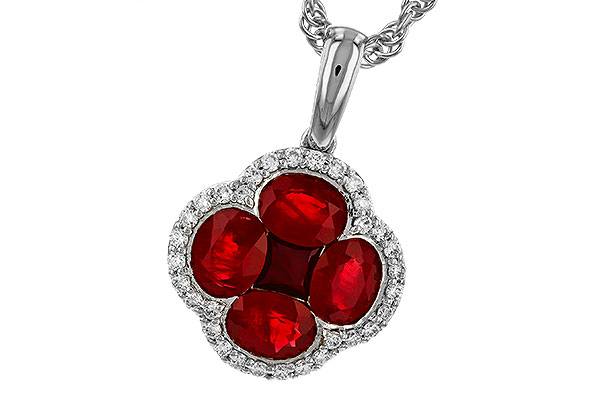 H311-66274: NECKLACE 1.72 RUBY 1.87 TGW