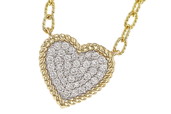 H311-69920: NECKLACE .32 TW (18")