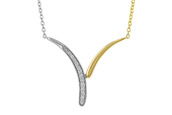 K311-69065: NECKLACE .12 TW (18")
