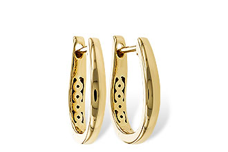 K311-69974: GOLD EARRINGS (15MM)