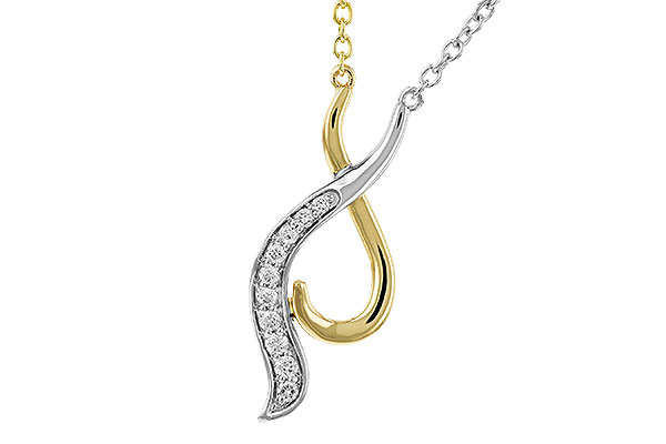 L311-69056: NECKLACE .10 TW (18")
