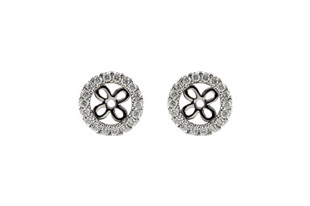 M224-40829: EARRING JACKETS .24 TW (FOR 0.75-1.00 CT TW STUDS)