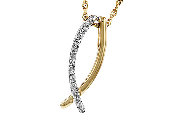 M311-71747: NECKLACE .25 TW